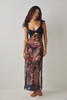 Free People Suddenly Fine Maxi Slip in Black Combo