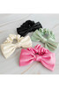 Satin Bow Tie Hair Scrunch