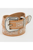 Embroidered Pattern Buckle Belt