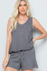 Charcoal Knit Tank Top