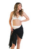 Black Easy Days Beach Sarong Swimsuit Coverup- Add a Monogram!