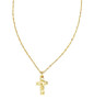 Kendra Scott Cross Pendant Necklace in 14k Gold Pated