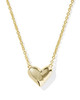Kendra Scott Heart Letter Short Pendant Necklace Letter A