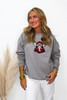 White Nike Joggers shown with our Alabama Roll Tide Elephant Sweatshirt