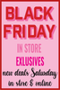 BLACK FRIDAY SMALL BUSINESS SATURDAY BOUTIQUE DEALS SHOPPING SALE IN STORE EXCLUSIVE MACON GEORGIA 2025