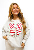 Christmas Tree Cake Bow Sweatshirt