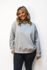 Gray Mockneck Sweatshirt