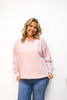 Baby Pink Mockneck Sweatshirt 