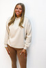 Oatmeal Mockneck Sweater