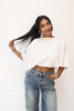 Free People Oversized Tee in White