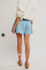 Free People Denim Skort in Capri Blue