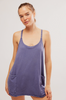 Free People Skort Dress in Blue Indigo
