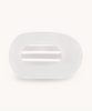 Coconut White Medium Flat Round Hair Clip
