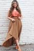 The Macie Skirt in Camel