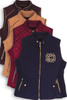 SHERPA LINED Monogrammed Quilted Vest | 2 Colors