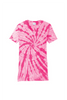 Monogrammed V-Neck Tie Dye Tee | Pink