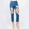 High Waist Mom Fit Jeans