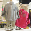 Monogrammed Kids Quarter Zip Pullover