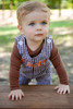 Monogrammed Baby Boy Fall Outfit