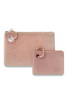 Mini Silicone Pouch in Rose Gold Confetti. Available in Macon, GA & Marietta, GA. 