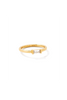 Kendra Scott | Juliette Gold Band Ring in White Crystal Size 6