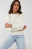 Free People Bell Song Pullover Sweater In Ivory