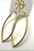 Karli Buxton | Marquis Crystal Hoop Gold