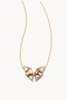 Kendra Scott Blair Gold Butterfly Pendant Necklace in Abalone