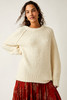 Free People Teddy Sweater Tunic In Sugar Swirl