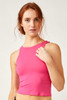 Free People Clean Lines Cami In Raspberry Sorbet 