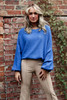 Free People Found My Friend Pullover In Blue 