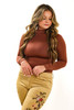 Mock Neck Long Sleeve in Rustic Rush