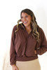 Falling For You Brown Cropped Jacket GM Macon