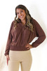 Falling For You Brown Cropped Jacket GM