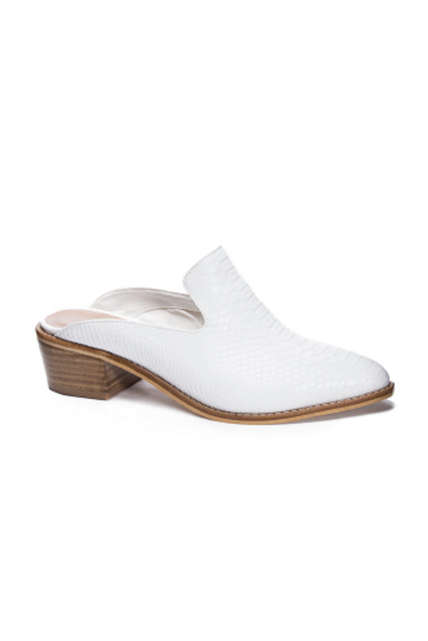 chinese laundry white mules