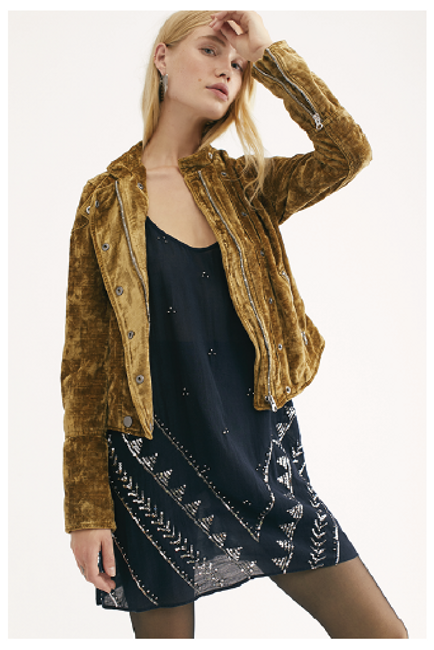 Free people dusk till dawn jacket clearance