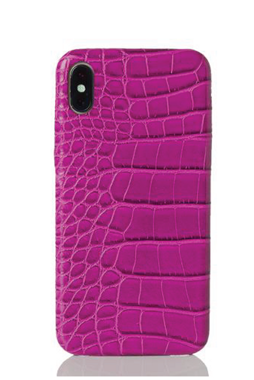 black croc iphone case