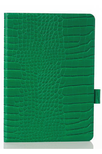 Emerald Faux Crocodile iPad Case - Thumbnail 5