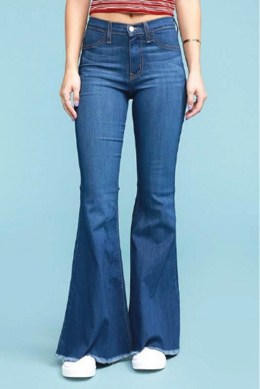 High waisted super flare jeans Clearance