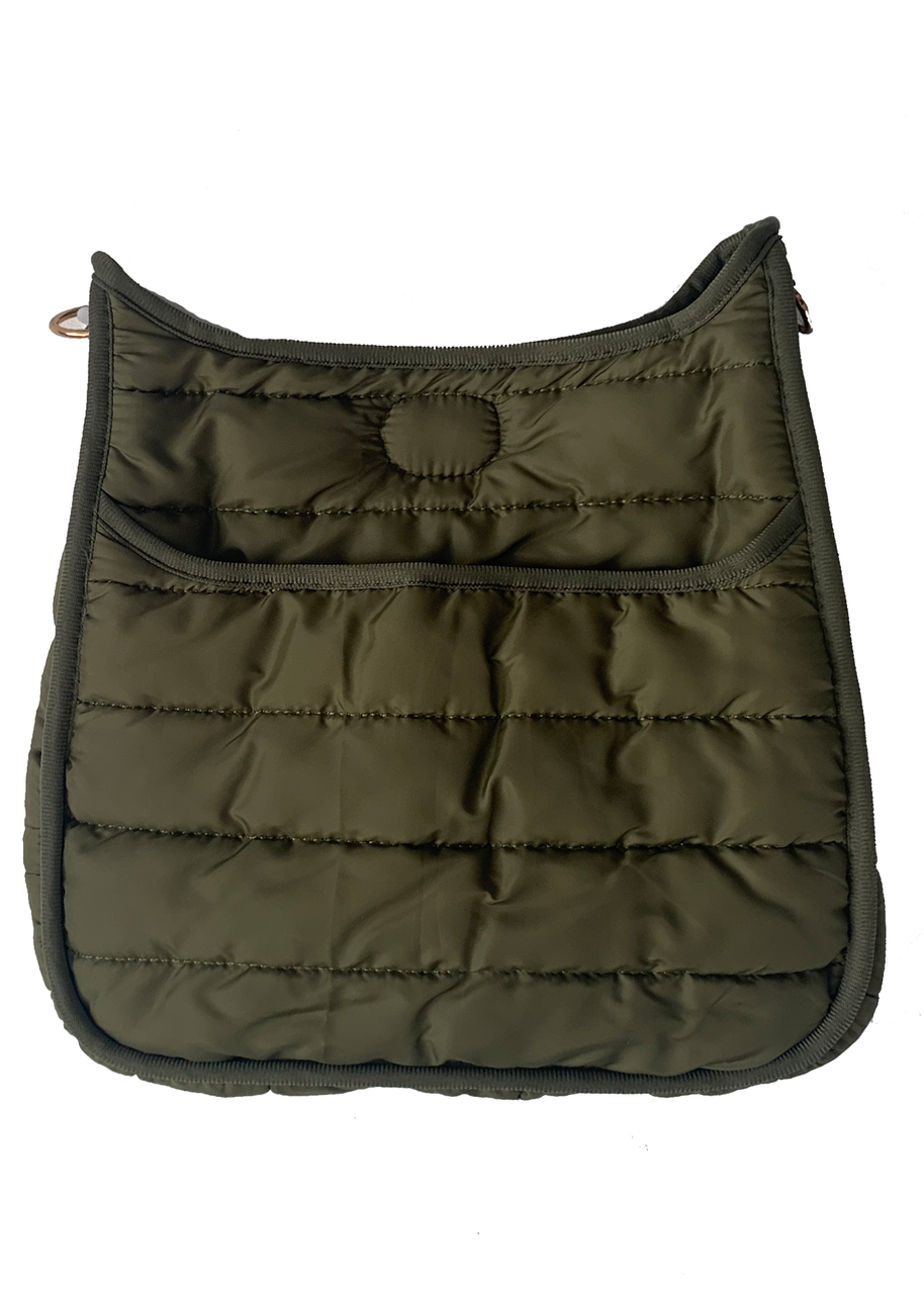 AhDorned Puffy Sport Messenger Army No Strap Attached
