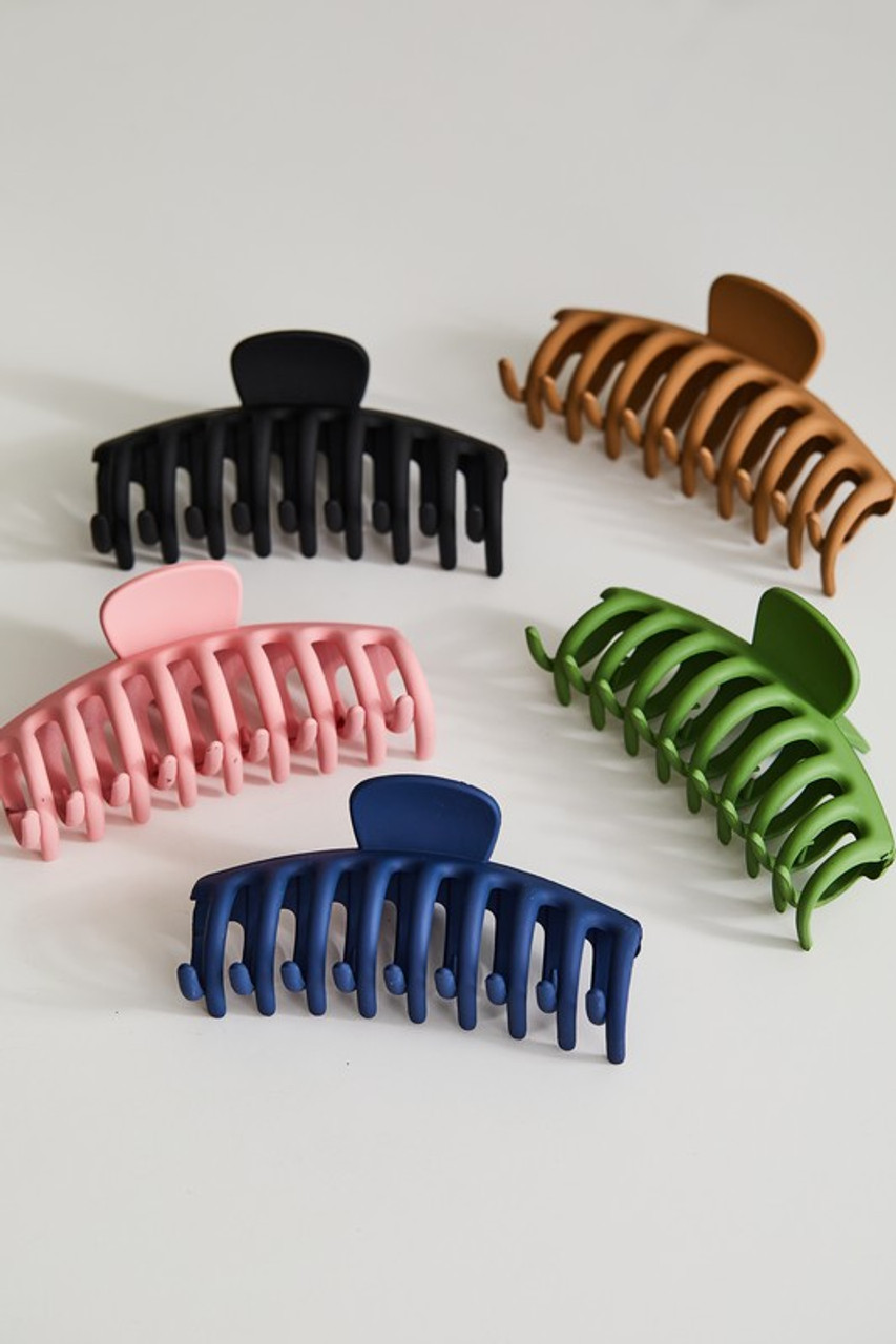 Oversized Matte Claw Clip | Assorted