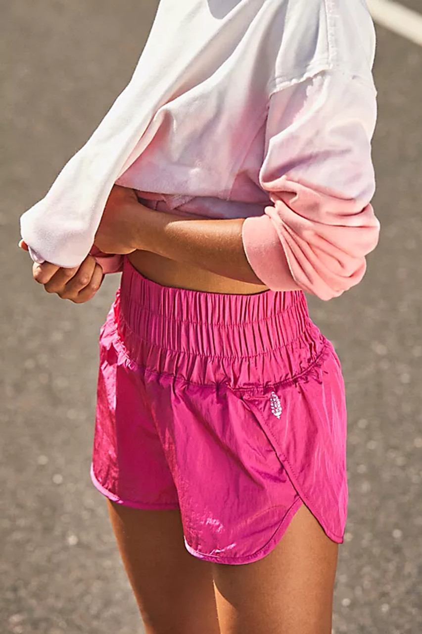 Staying Home Comfy Pink Shorts