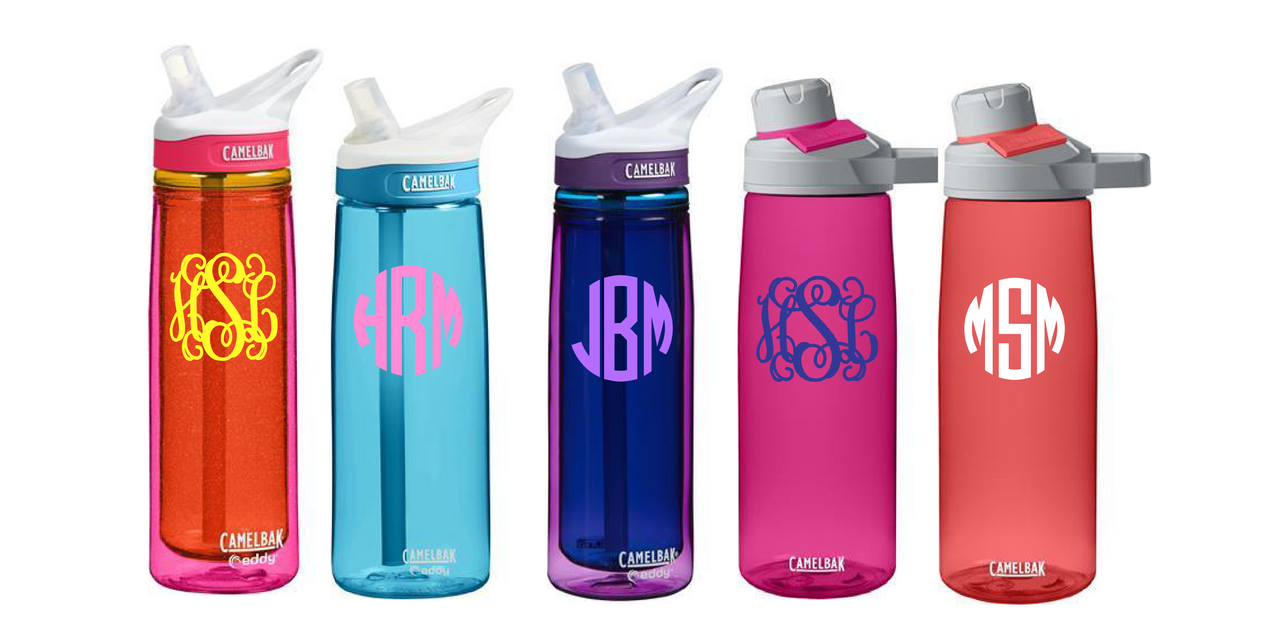 Monogrammed Eddy Camelbak Water Bottle .75L, Monogrammed Water