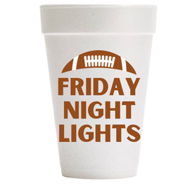 Friday Night Lights Styrofoam Cup Set Of 10