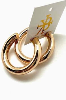 Karli Buxton | Tube Hoops in Gold