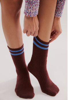 Free People Jackson Cozy Stripe Socks