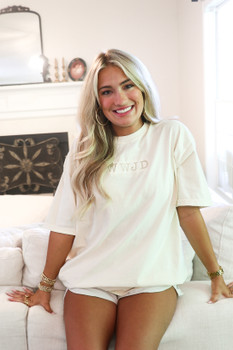 WWJD Tee In Ivory