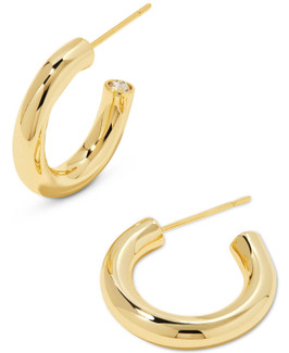 Kendra Scott Colette Huggie Earrings (Gold Metal) Earring