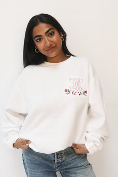 From the 1900s Embroidered Sweatshirt