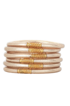 Budha Girl | Champagne Bangles | Set of 6 Budha Girl | Champagne Bangles | Set of 6